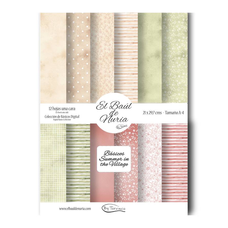Básicos scrapbooking Summer in the Village Básicos scrapbooking Summer in the Village