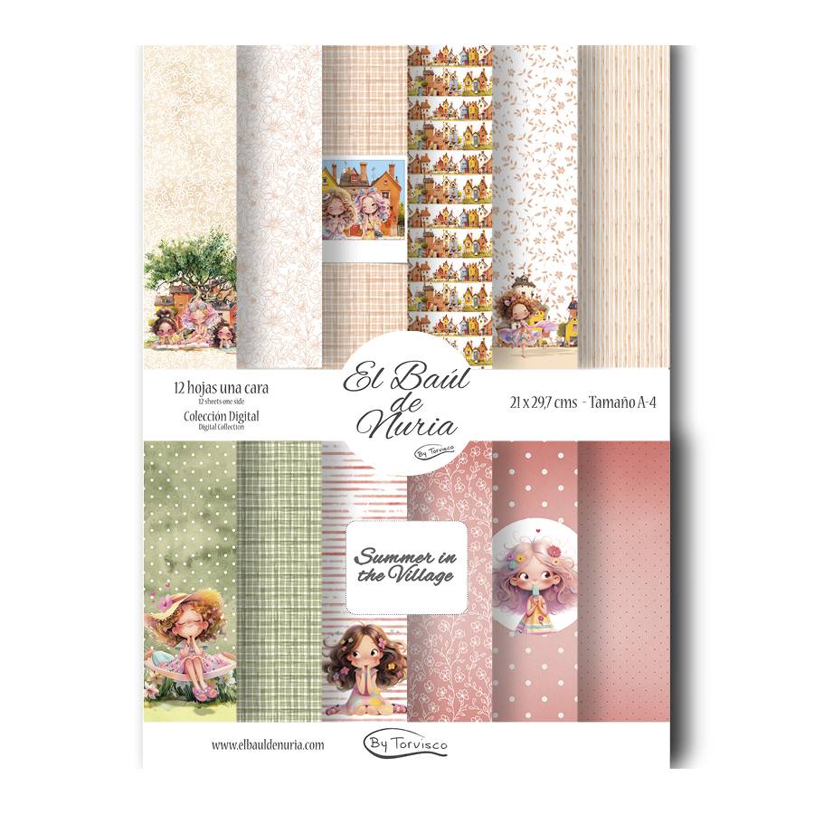 Colección scrapbooking Summer in the Village Colección scrapbooking Summer in the Village