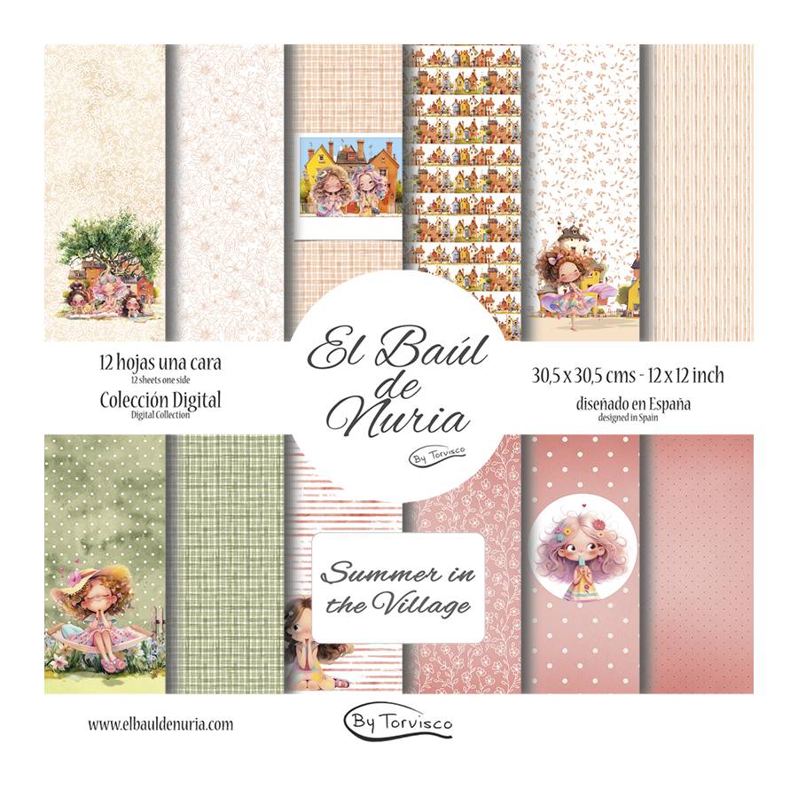 Colección scrapbooking Summer in the Village Colección scrapbooking Summer in the Village