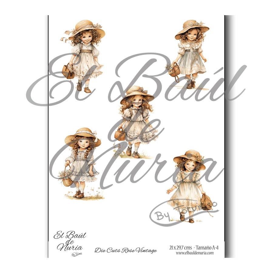 Die Cuts scrapbooking Rose Vintage