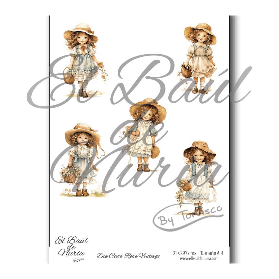 Die Cuts scrapbooking Rose Vintage