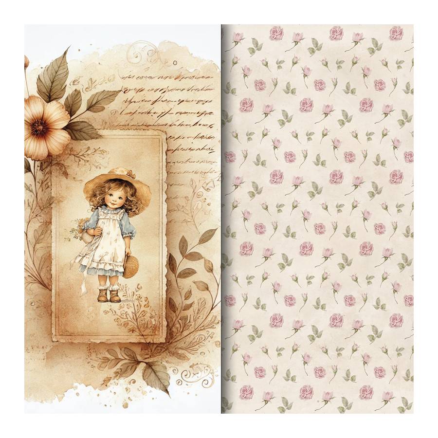 Colección scrapbooking Rose Vintage