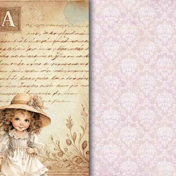 Colección scrapbooking Rose Vintage