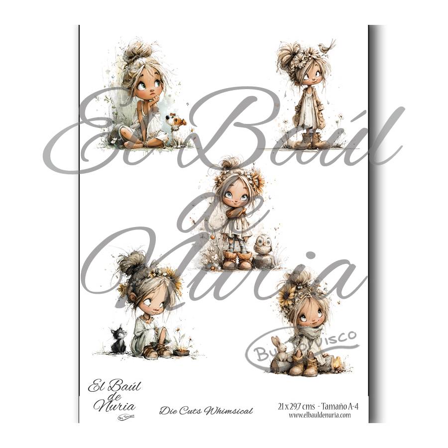 Die Cuts scrapbooking Whimsical