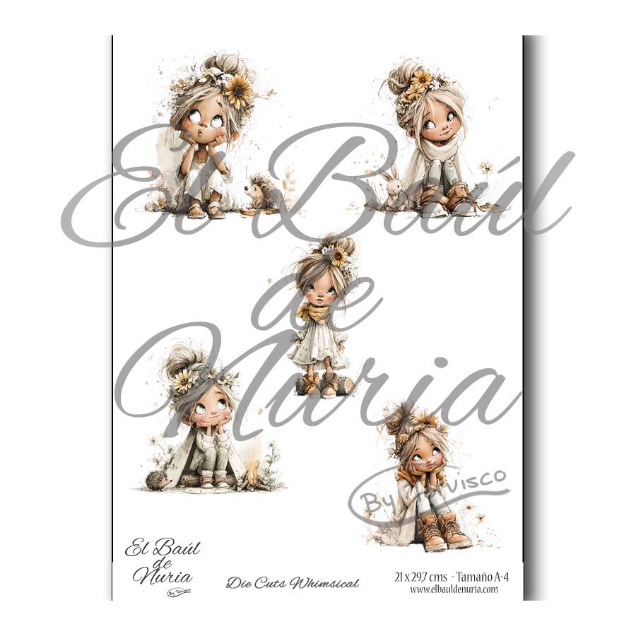 Die Cuts scrapbooking Whimsical