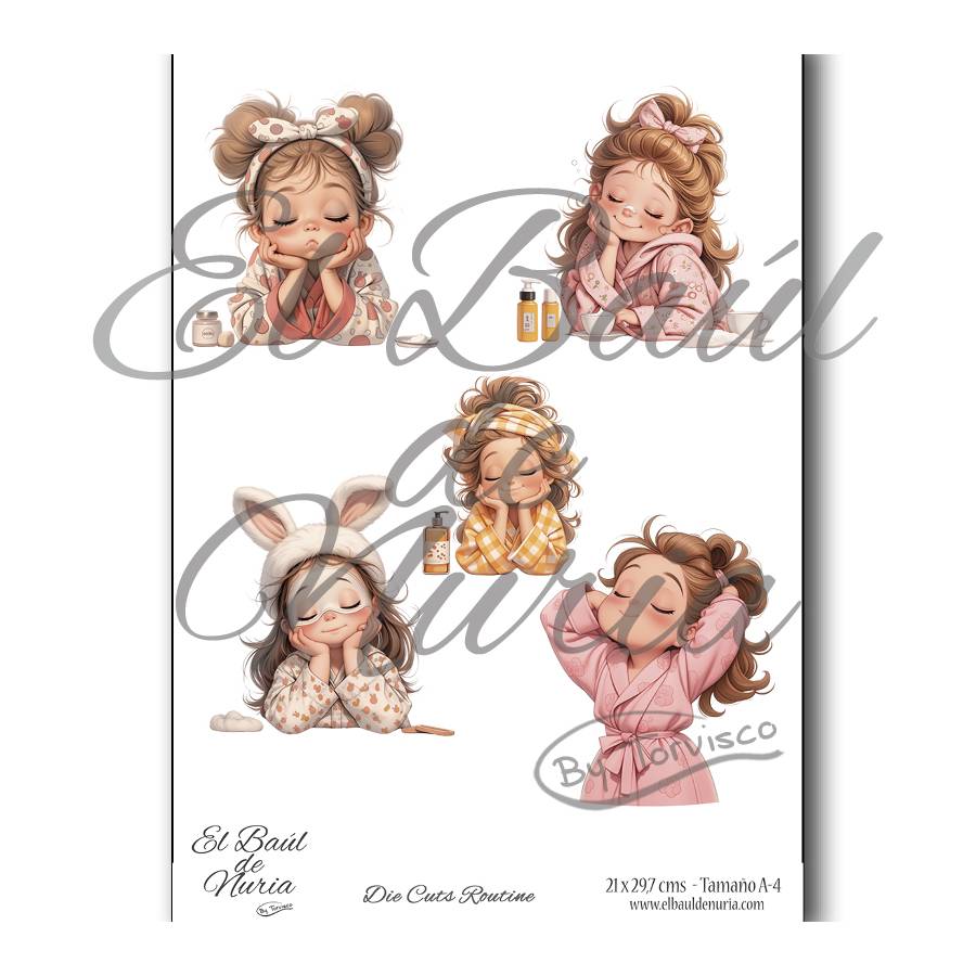 Die Cuts scrapbooking Routine