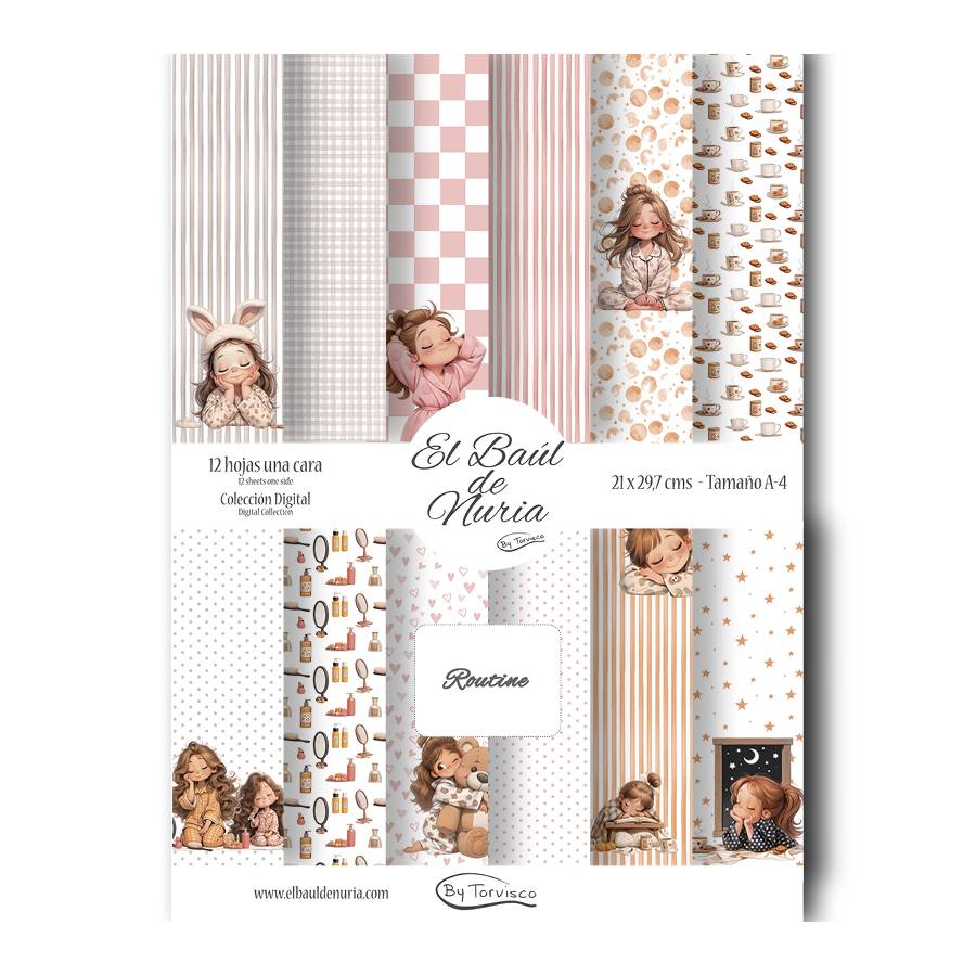 Colección scrapbooking Routine Colección scrapbooking Routine