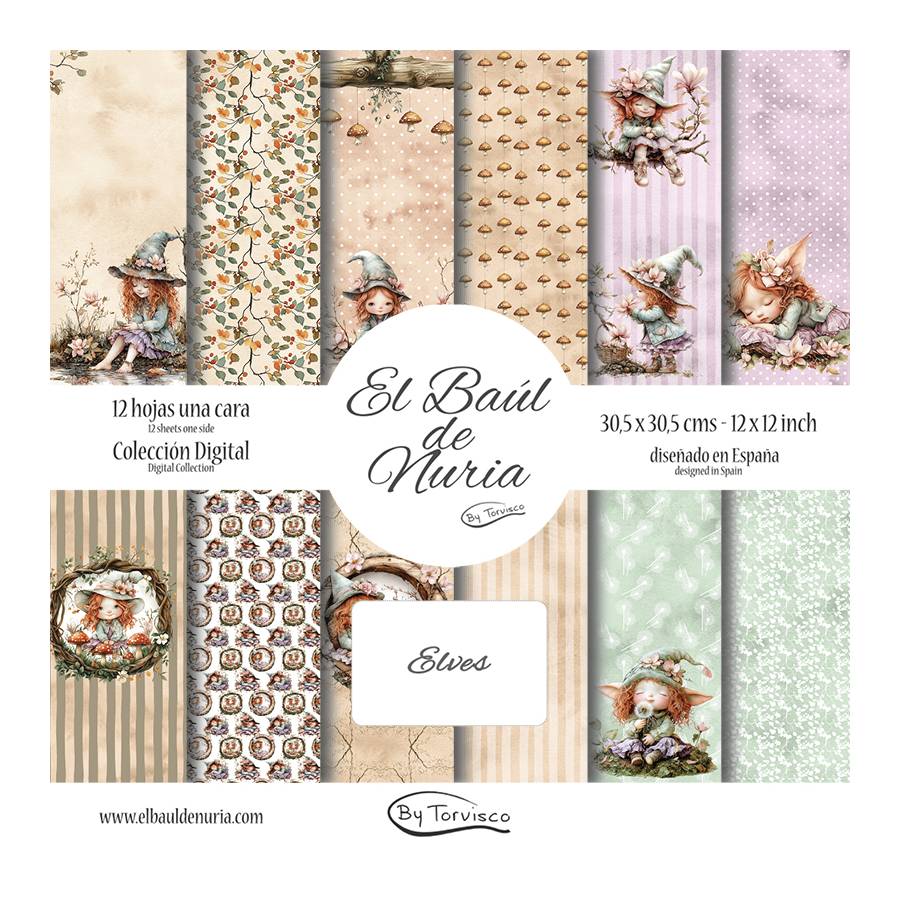Colección scrapbooking Elves