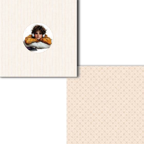 Colección scrapbooking Teenage boy
