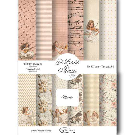 Colección scrapbooking Music