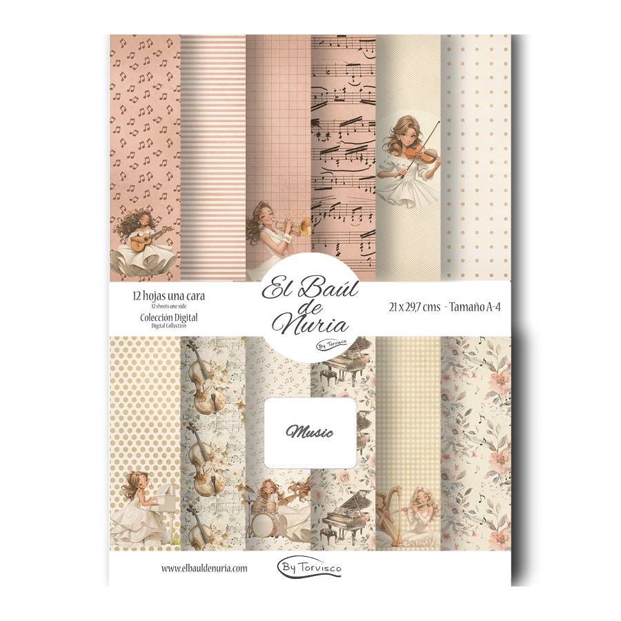 Colección scrapbooking Music