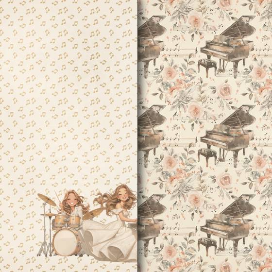 Colección scrapbooking Music