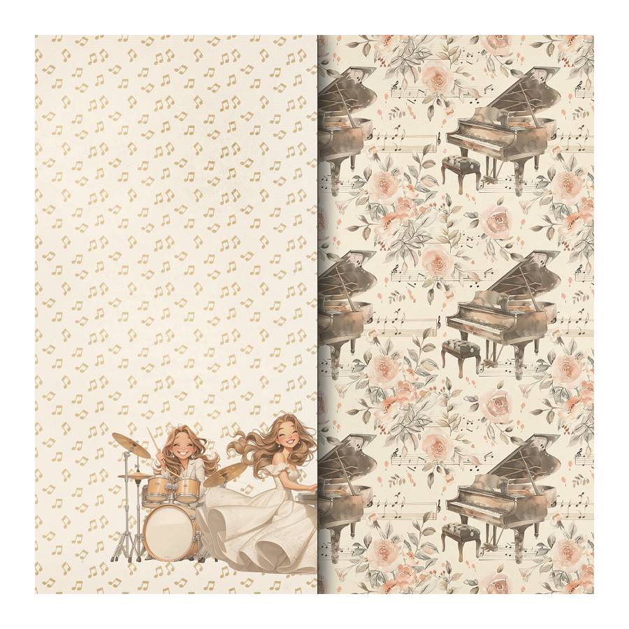 Colección scrapbooking Music