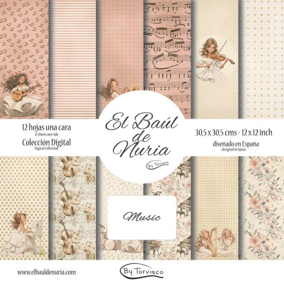 Colección scrapbooking Music