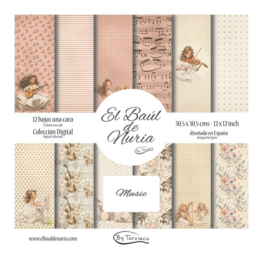Colección scrapbooking Music