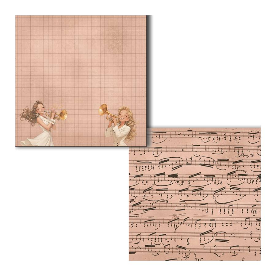 Colección scrapbooking Music