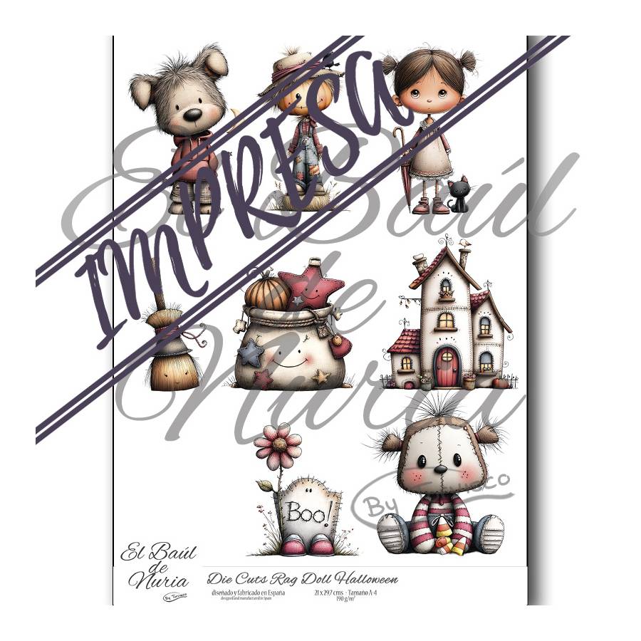 Die Cuts "Rag Doll Halloween"