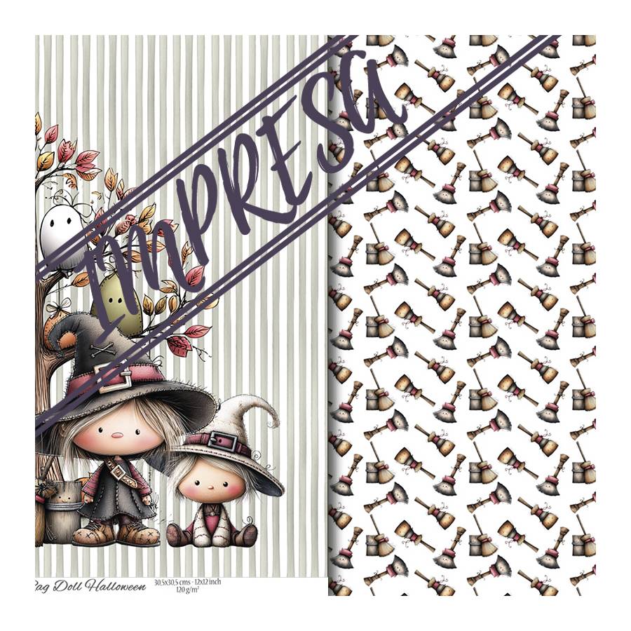 Vellum "Rag Doll Halloween"