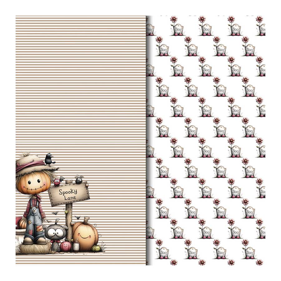 Diseños Vellum Rag Doll Halloween