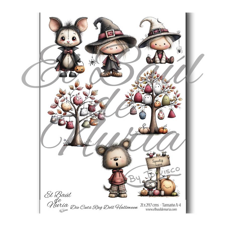 Die Cuts Rag Doll Halloween