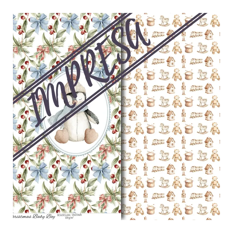 Vellum "Christmas Baby Boy"