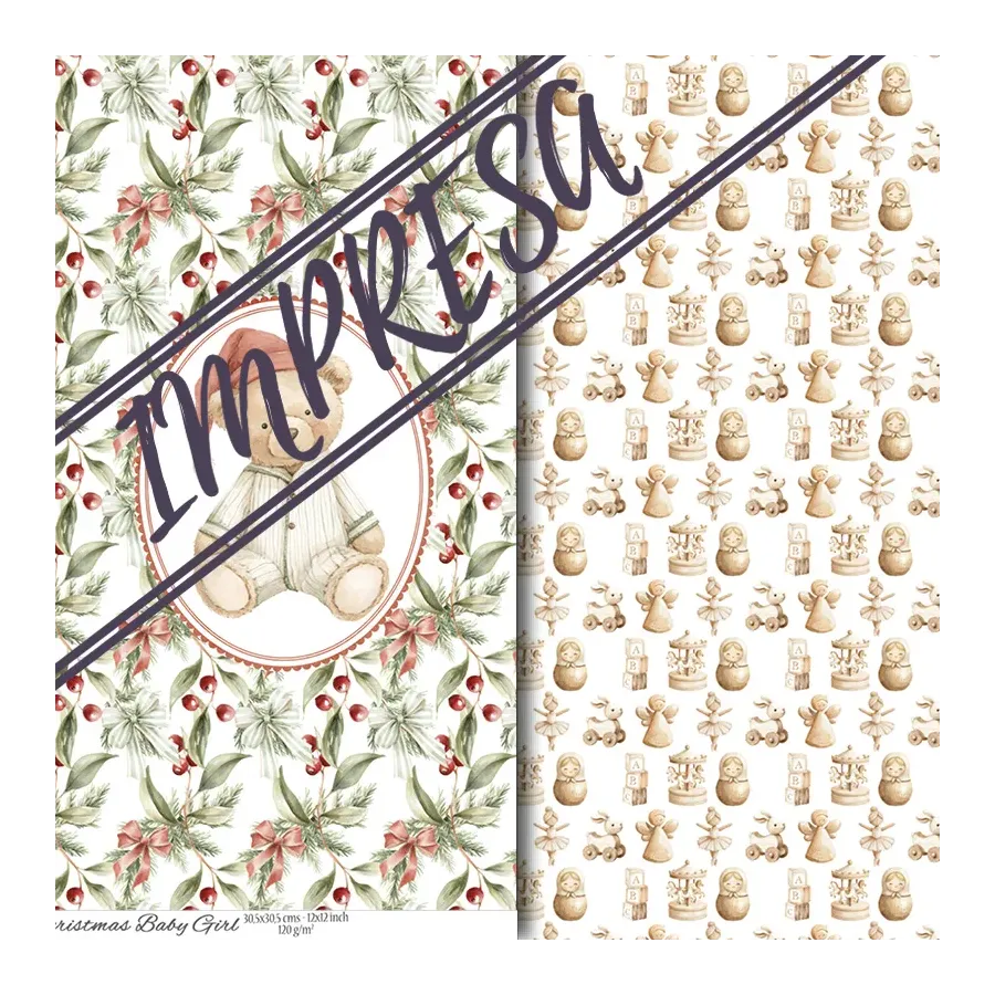 Vellum "Christmas Baby Girl"