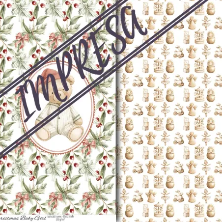 Vellum "Christmas Baby Girl"
