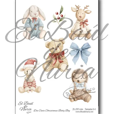 Die Cuts Christmas Baby Boy