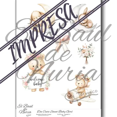 Die Cuts "Sweet Baby Girl"