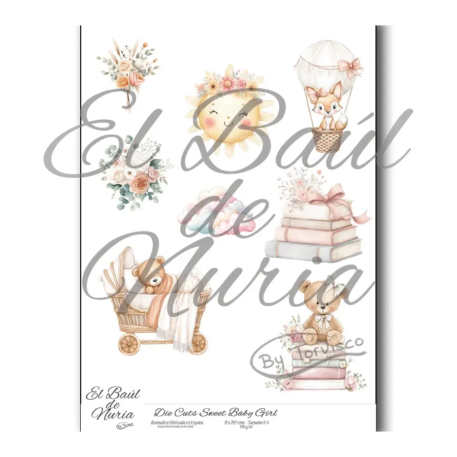 Die Cuts "Sweet Baby Girl"