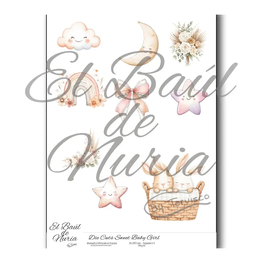 Die Cuts "Sweet Baby Girl"