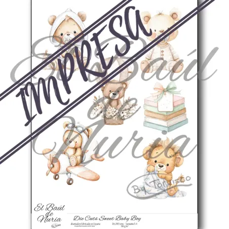 Die Cuts "Sweet Baby Boy"