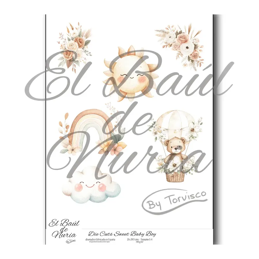 Die Cuts "Sweet Baby Boy"