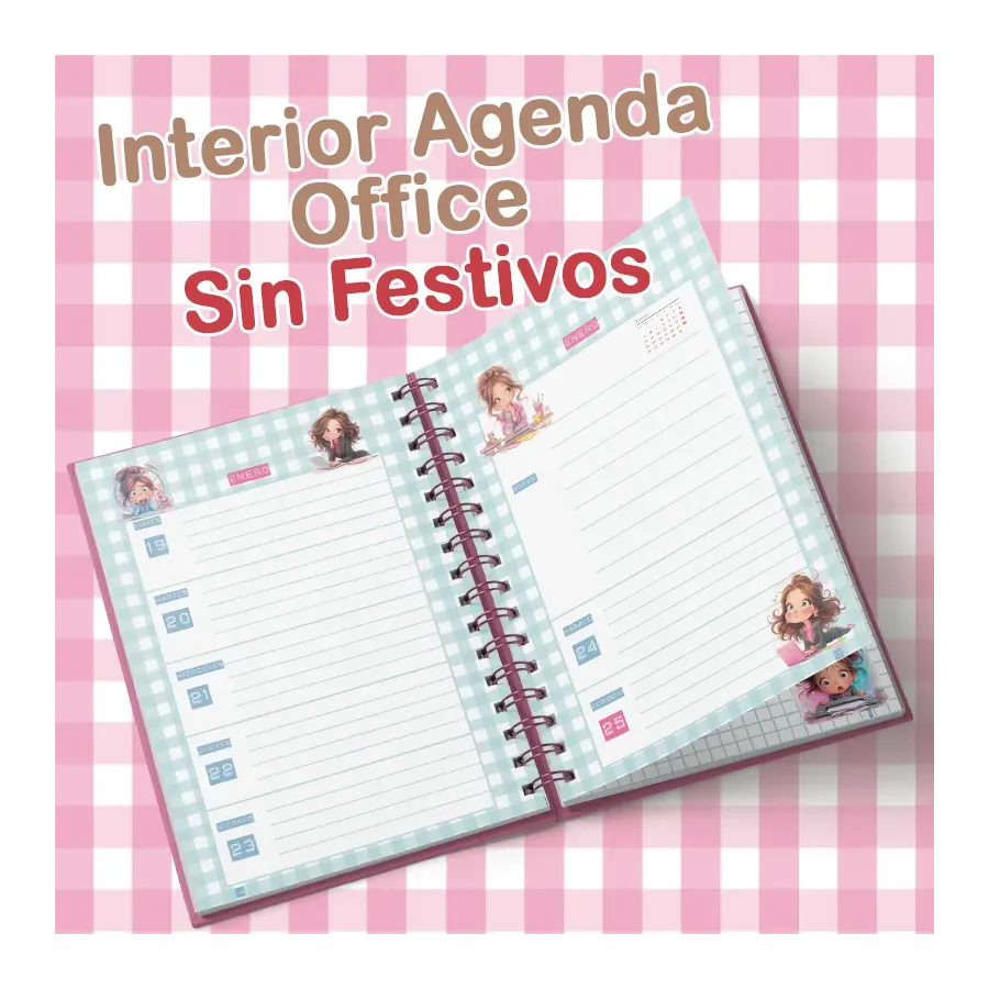 Interior Agenda Office 2026 sin festivos