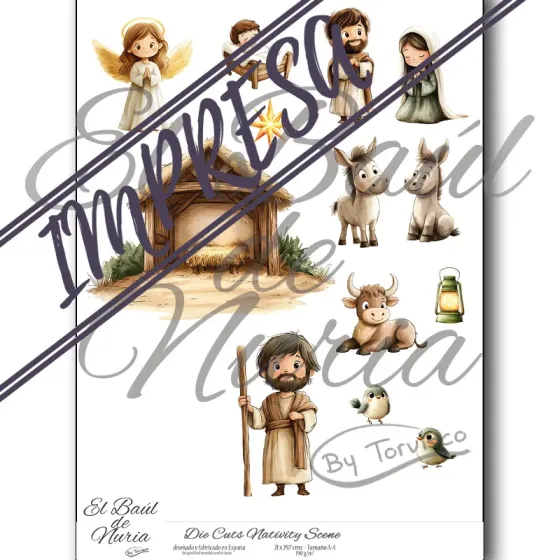Die Cuts "Nativity Scene"