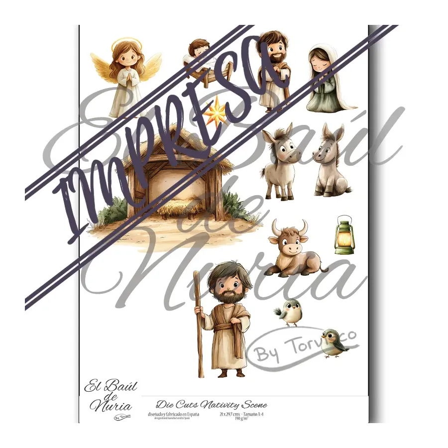 Die Cuts "Nativity Scene"