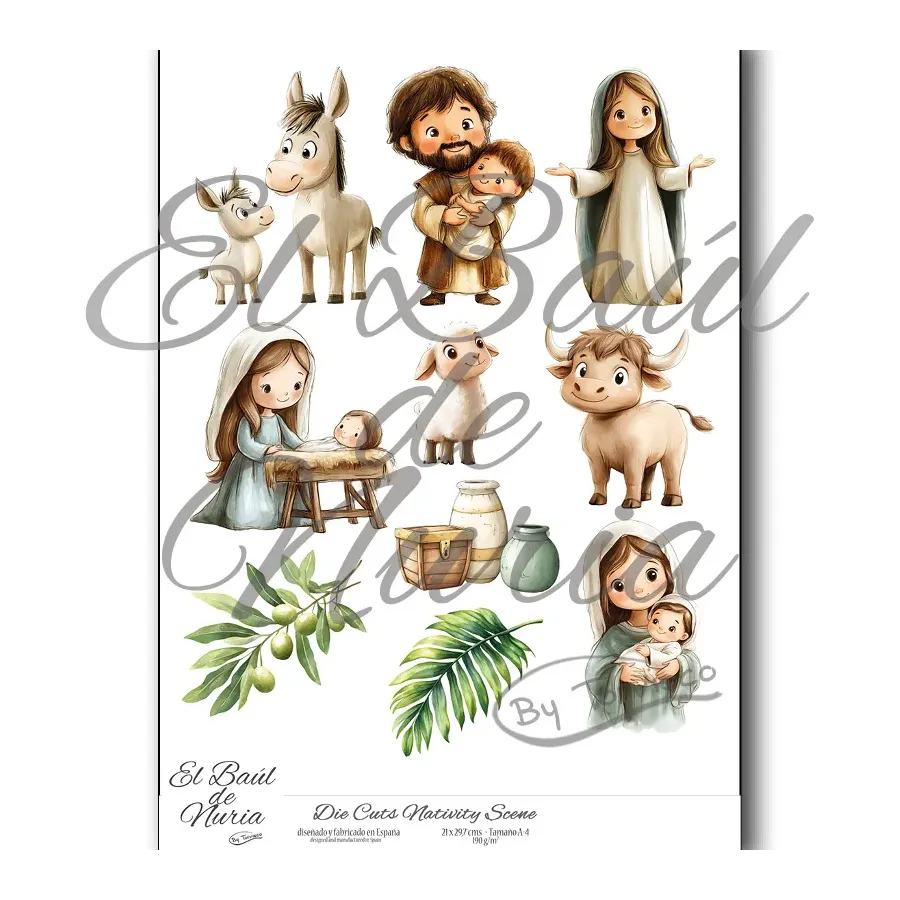 Die Cuts "Nativity Scene"