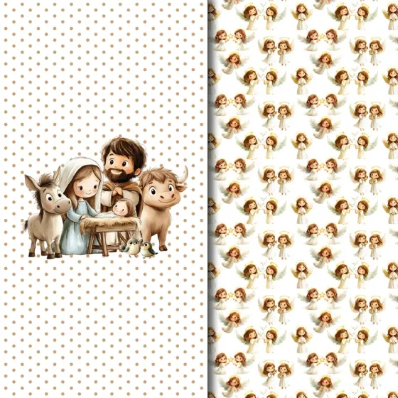 Diseños Vellum Nativity Scene