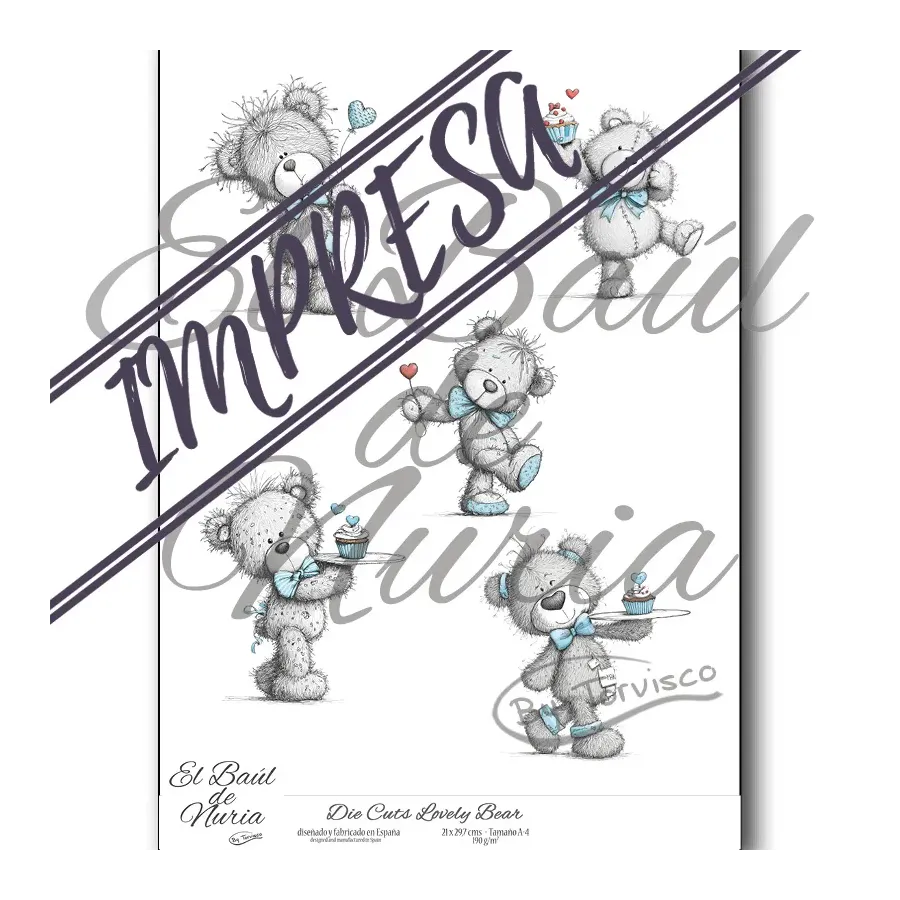 Die Cuts "Lovely Bear"