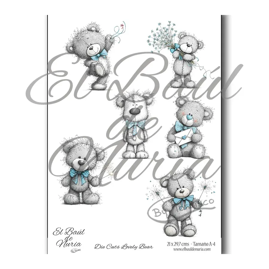 Die Cuts Lovely Bear