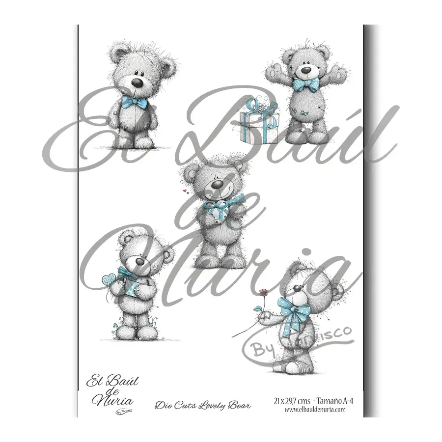 Die Cuts Lovely Bear