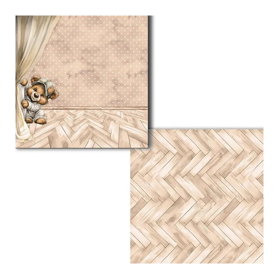 Colección "Rustic Baby Boy Bear"