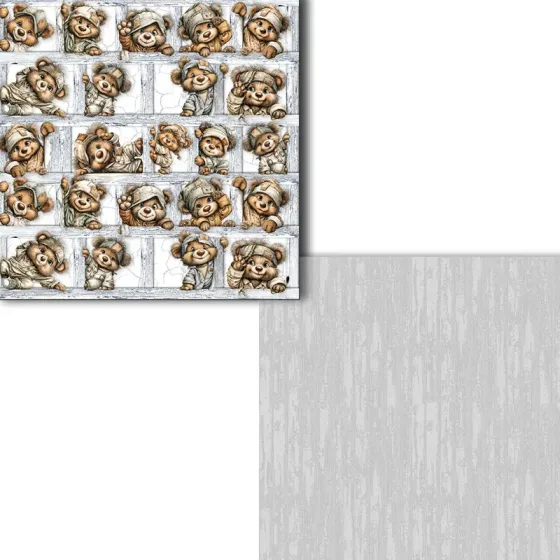 Colección "Rustic Baby Boy Bear"