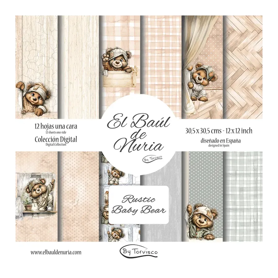 Colección Rustic Baby Boy Bear