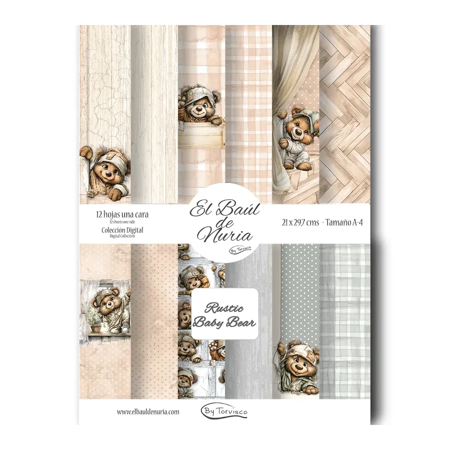 Colección Rustic Baby Boy Bear