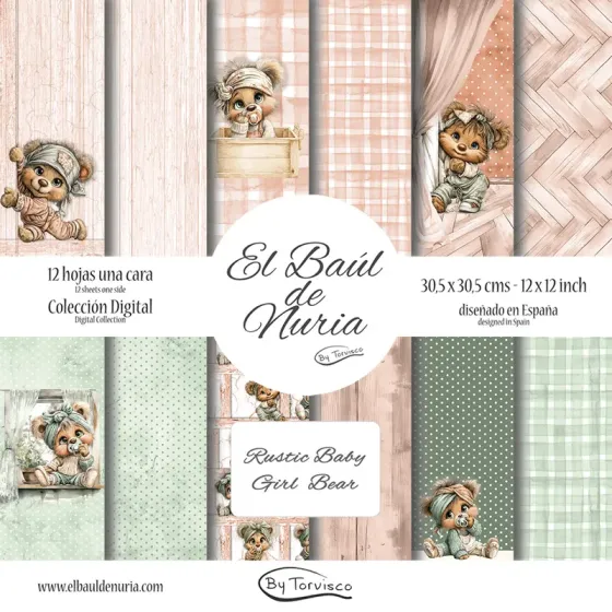 Colección Rustic Baby Girl Bear