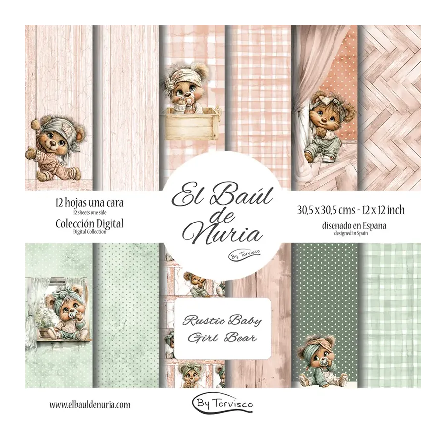 Colección Rustic Baby Girl Bear