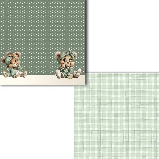 Colección Rustic Baby Girl Bear