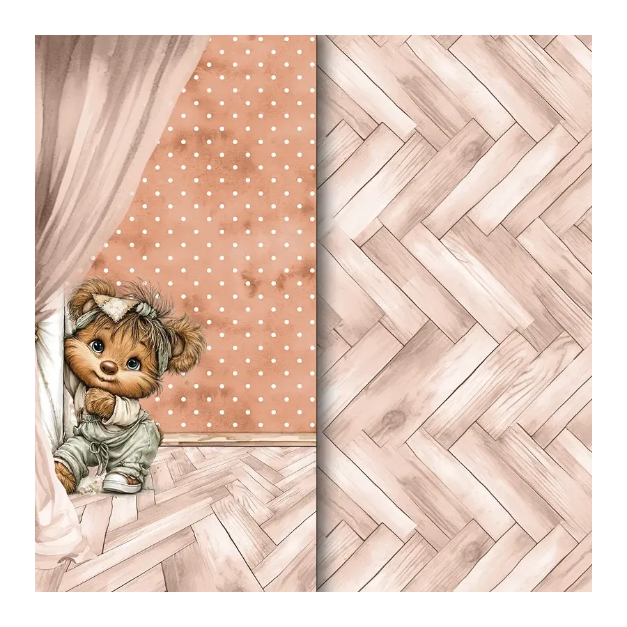 Colección Rustic Baby Girl Bear