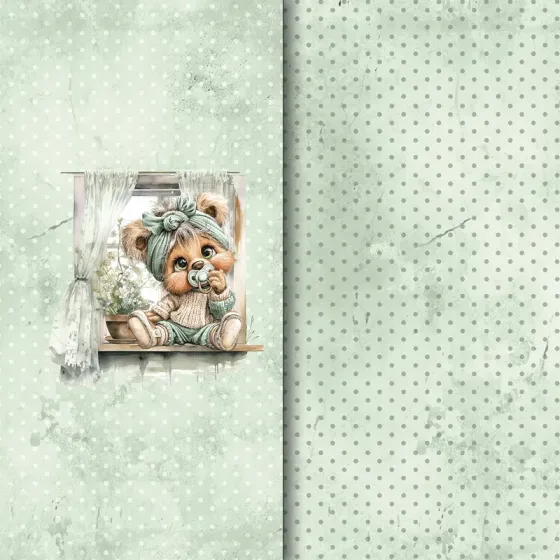 Colección Rustic Baby Girl Bear